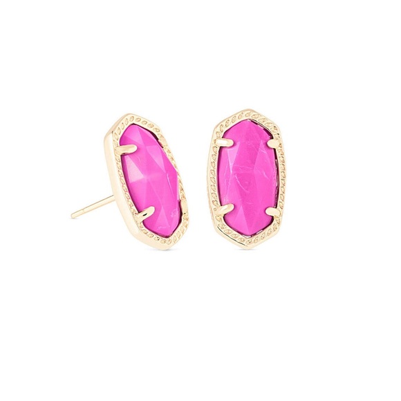 Kendra Scott Jewelry - Kendra Scott Ellie Stud Earrings Magenta Pink NWT